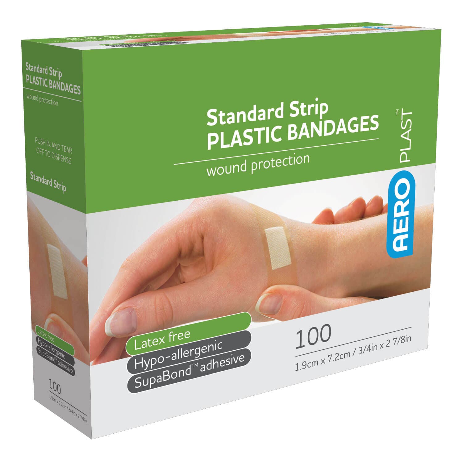 AeroPlast™ Standard Plastic Bandage (100/Box), AP101