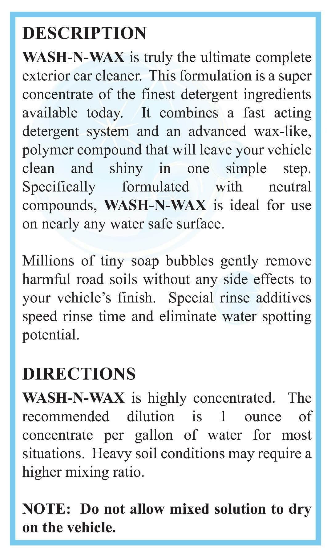 WASH AND WAX VEHICLE CARE — view 3