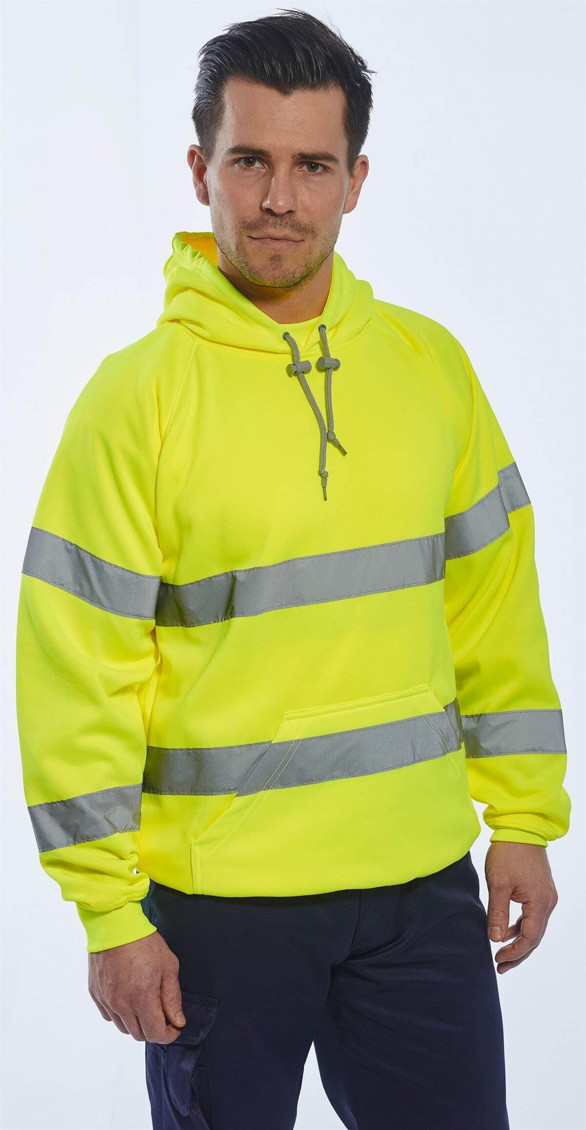 Hi Vis Yellow Pullover Hoodie