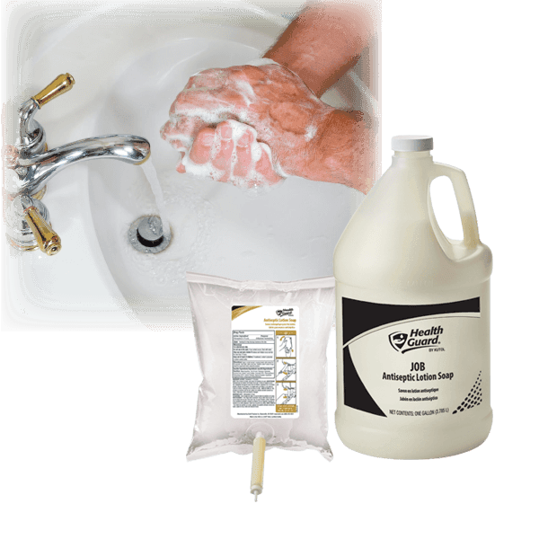Health Guard® Job Antiseptic Lotion Soap Pour Top