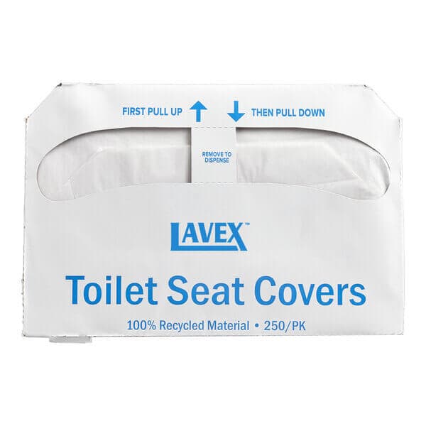 LX Half Fold Paper Toilet Seat Cover - 250/Pack — view 3