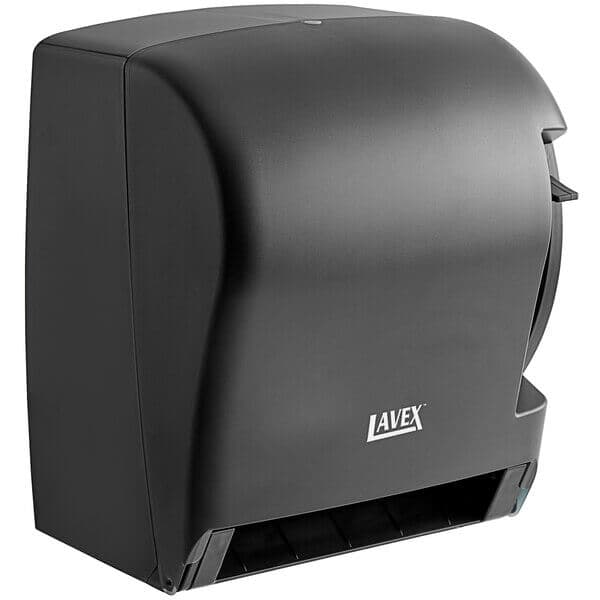 LX Translucent Black Lever Activated Paper Towel Dispenser — view 3