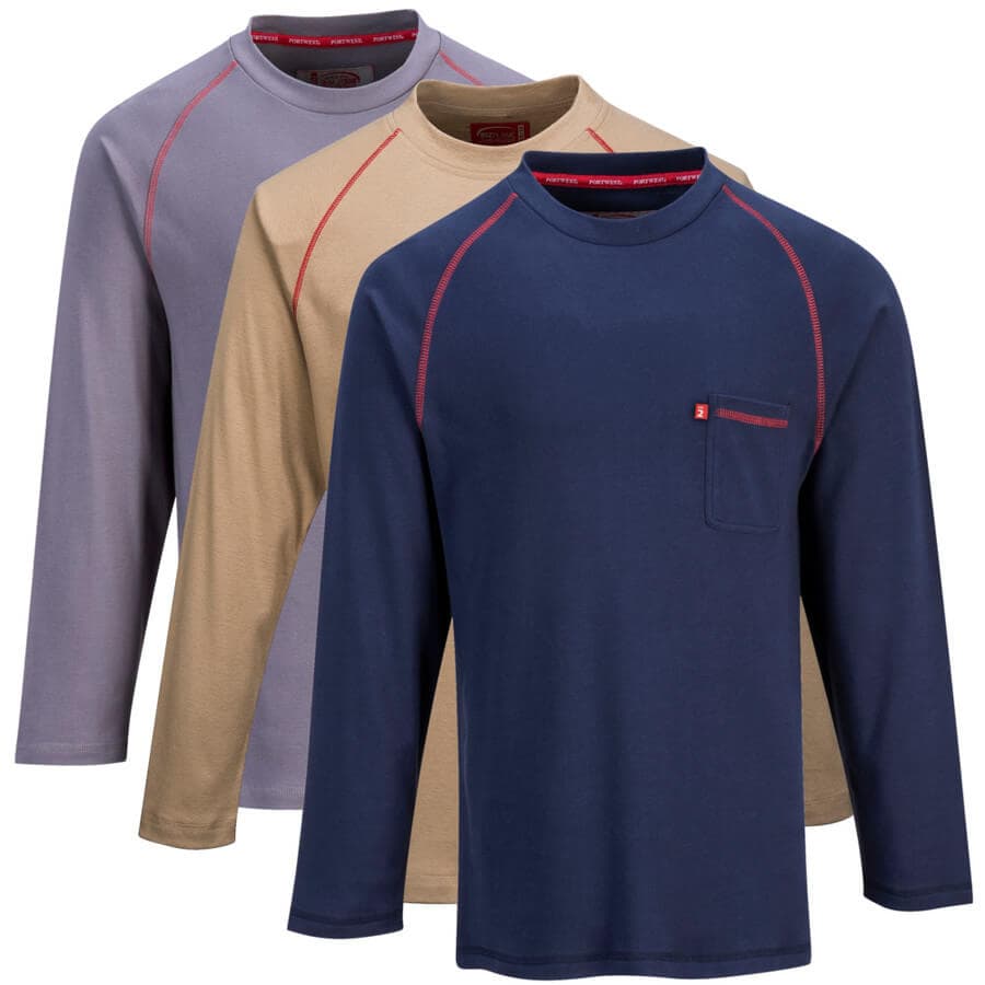 Flame Resistant Crew Neck T-Shirt, PFR01 — view 2
