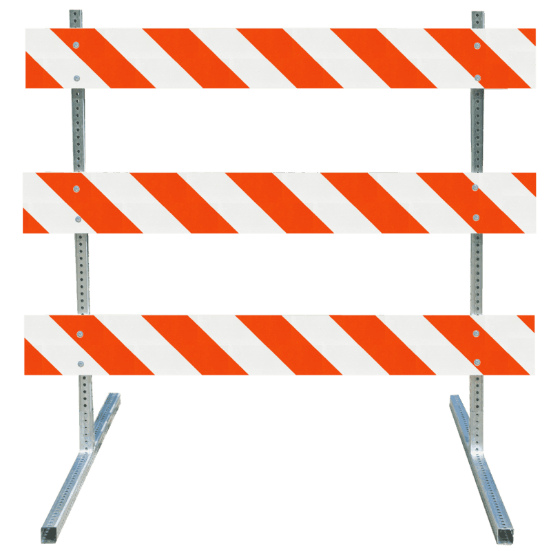 Steel Square Tube Type III Barricade