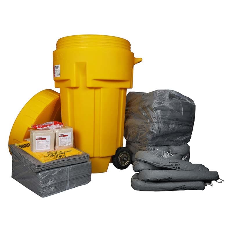 Tryall's Universal Spill Kits with 65 Gallon Wheeled Poly-Drum — view 2