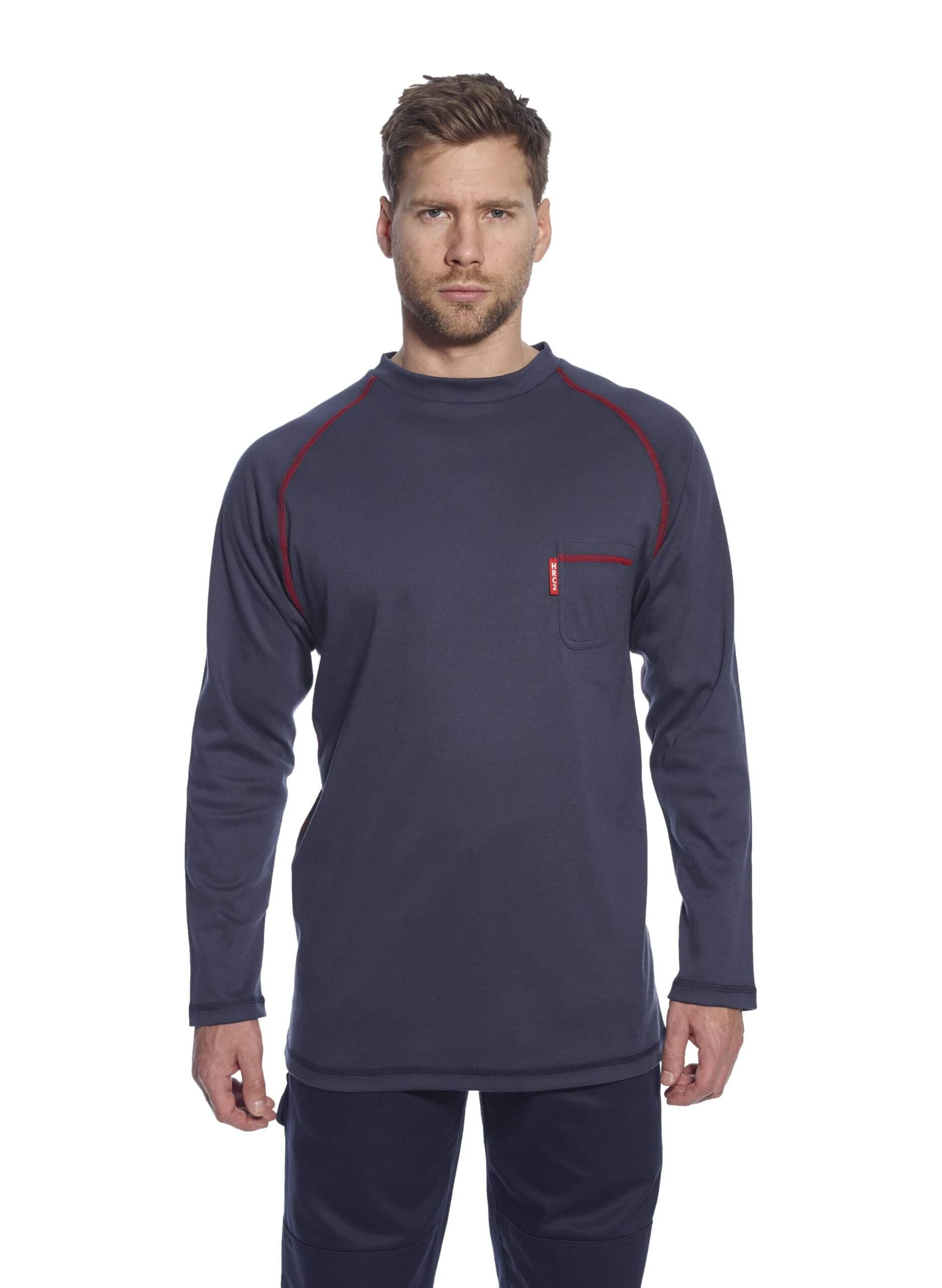 Flame Resistant Crew Neck T-Shirt, PFR01 — view 3