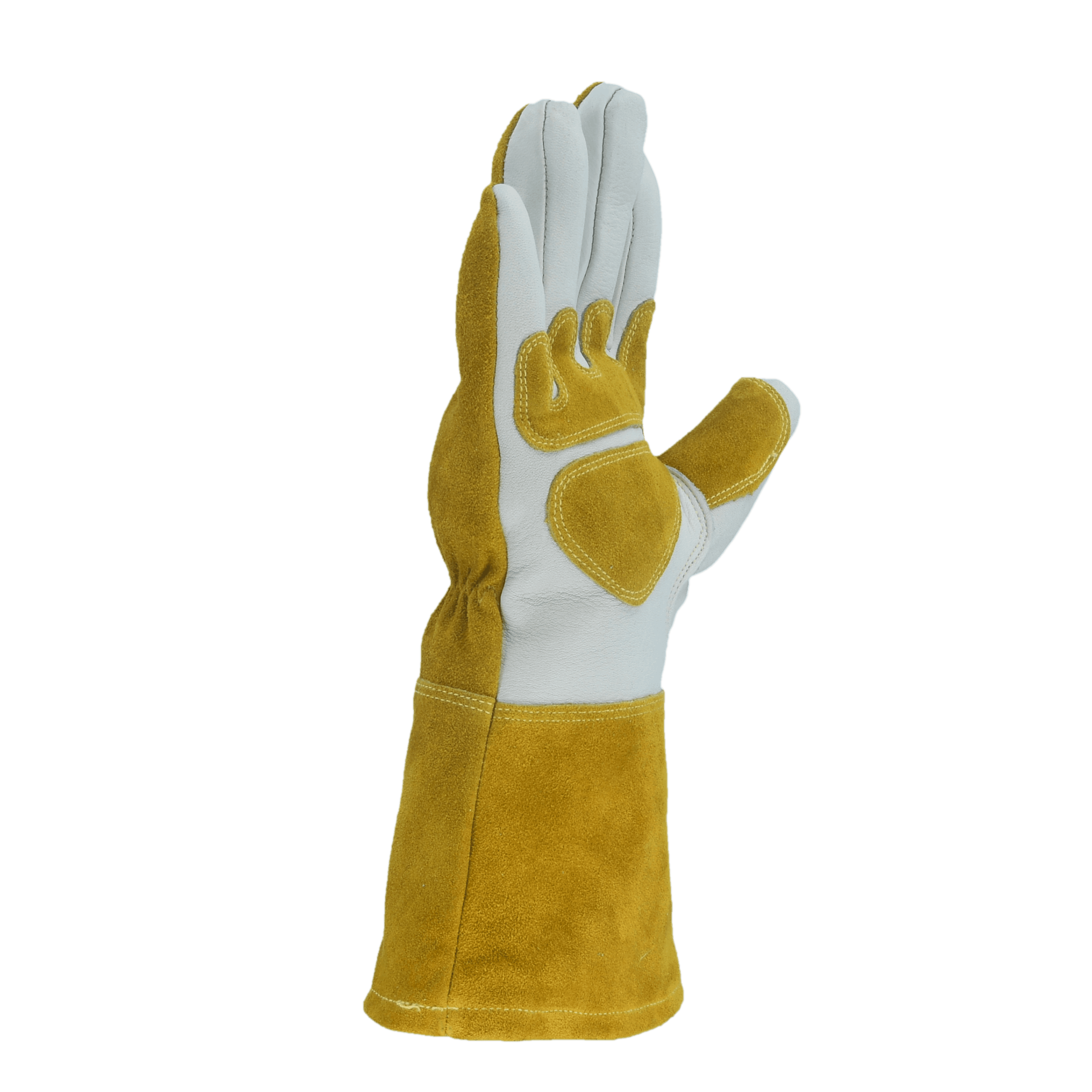 Foam Lined Cowhide Grain Welders Glove — view 2