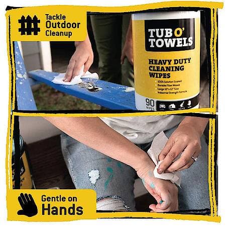 TUB O' TOWELS Heavy Duty Cleaning Wipes — view 2