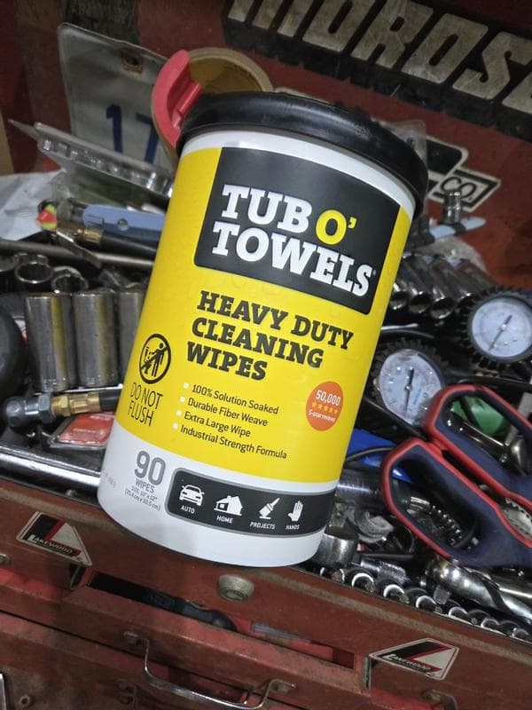 TUB O' TOWELS Heavy Duty Cleaning Wipes — view 8