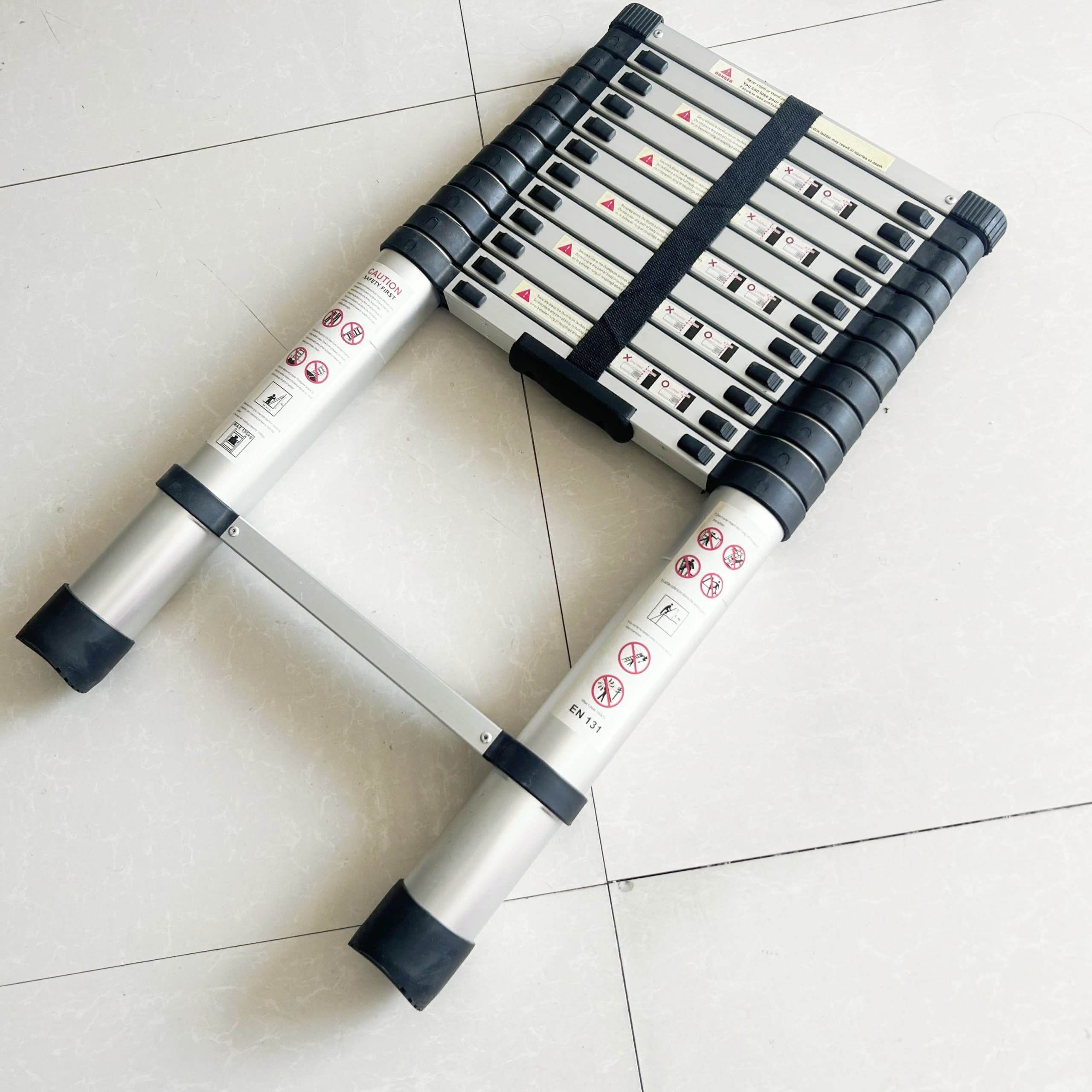 Aluminum Telescopic Extension Ladder, 5m — view 2