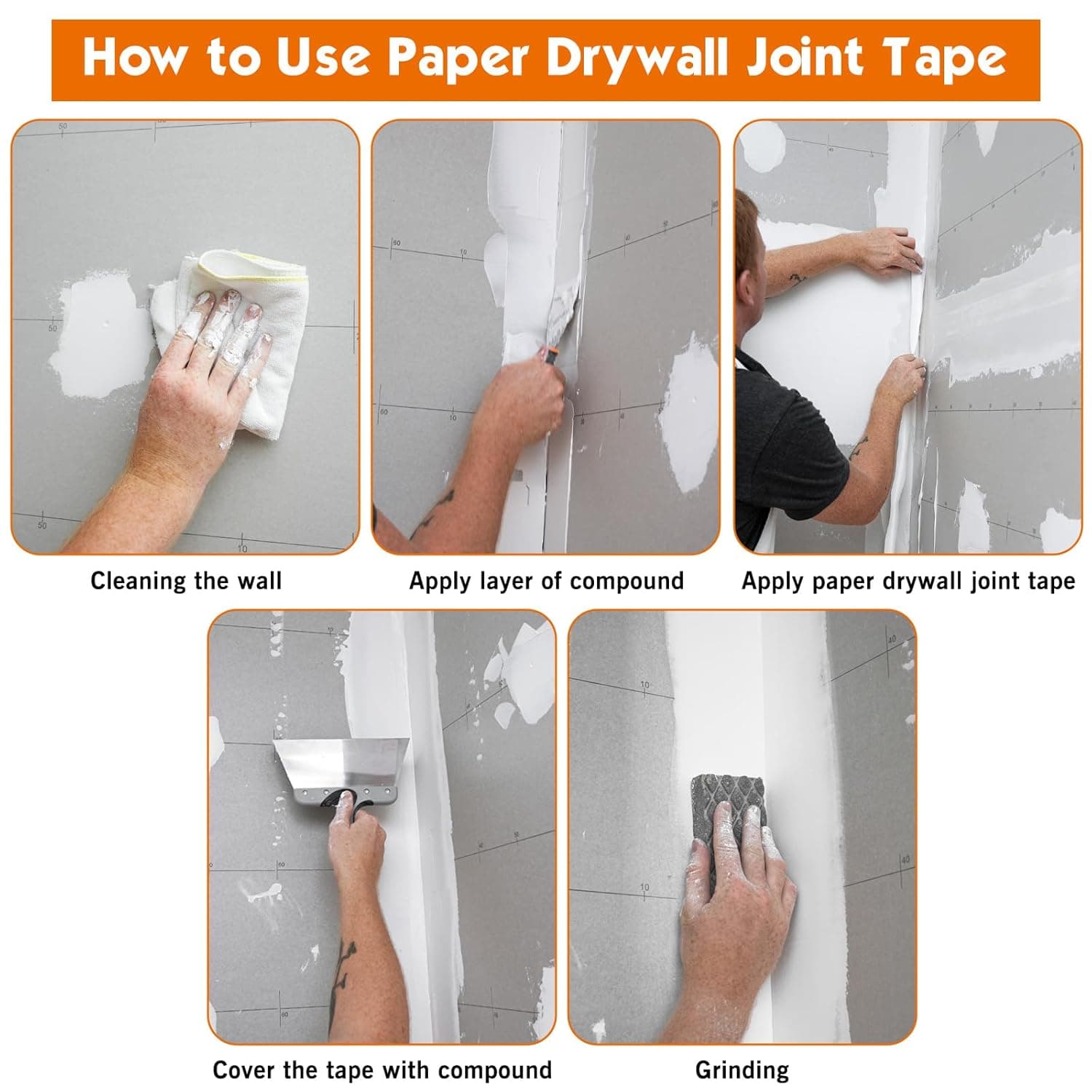Drywall Joint Paper Tape, 2" x 246 ft — view 2
