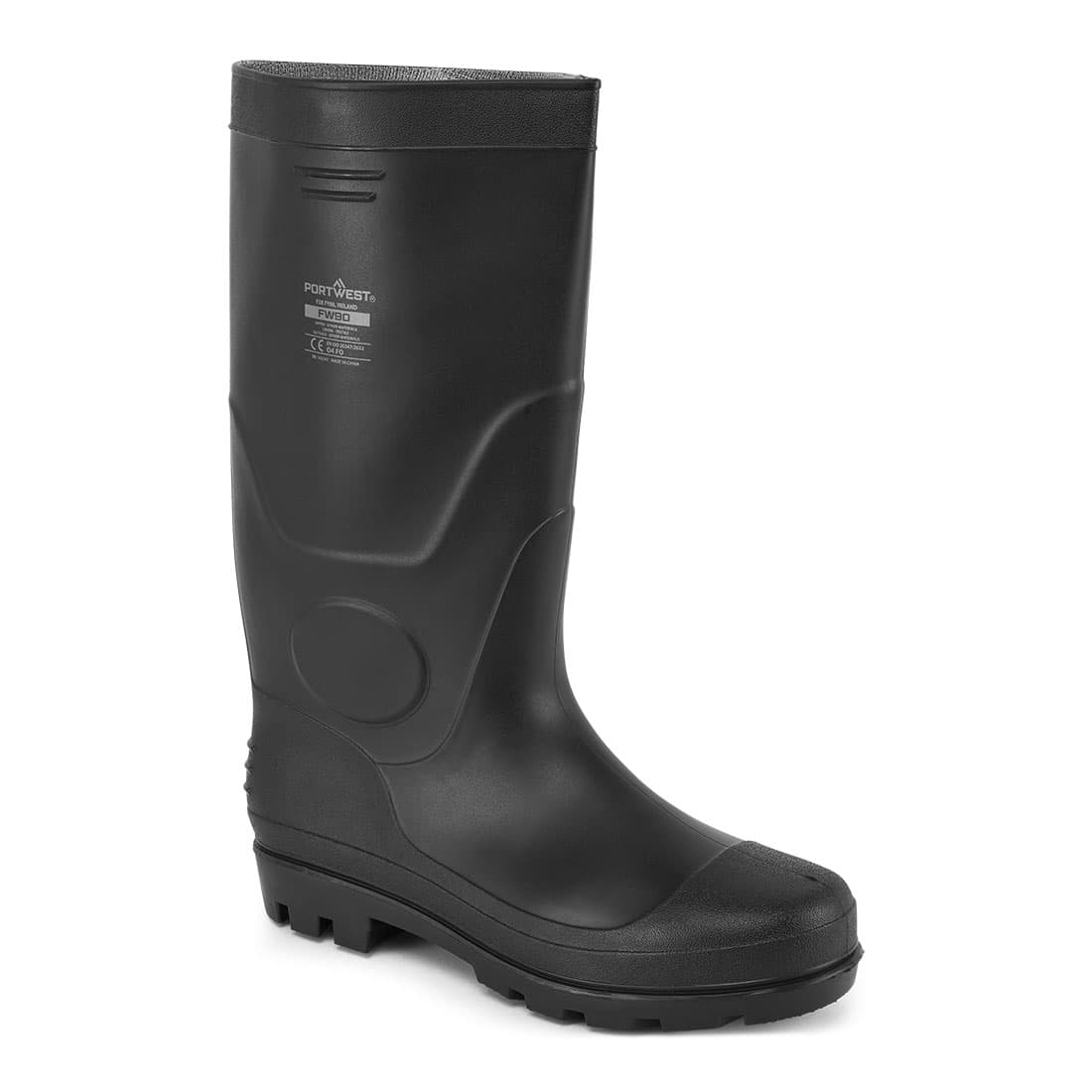 Plain Toe PVC Rain Boots O4 FO — view 1