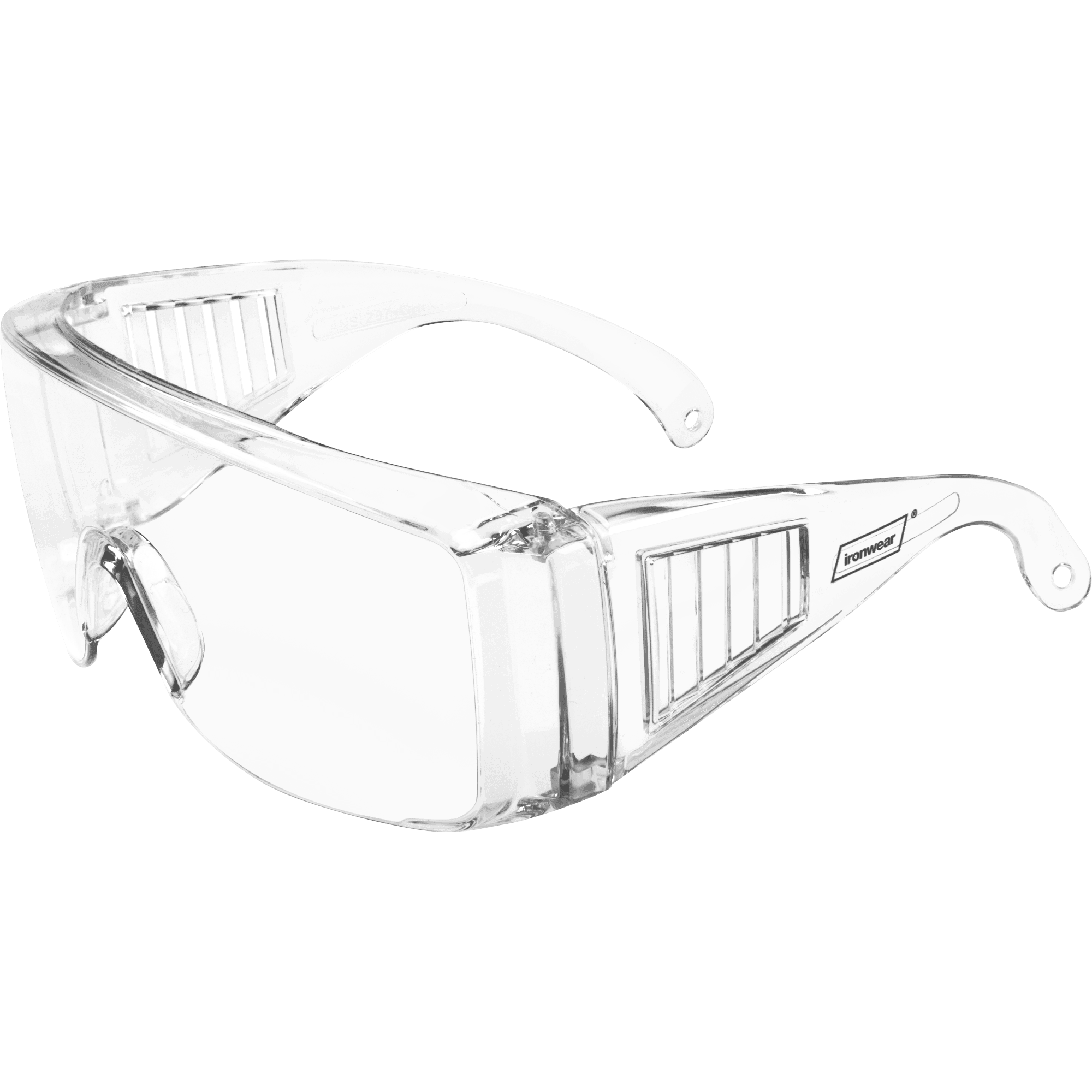Over the Glasses Safety Glasses, Vented Side Shields — view 2