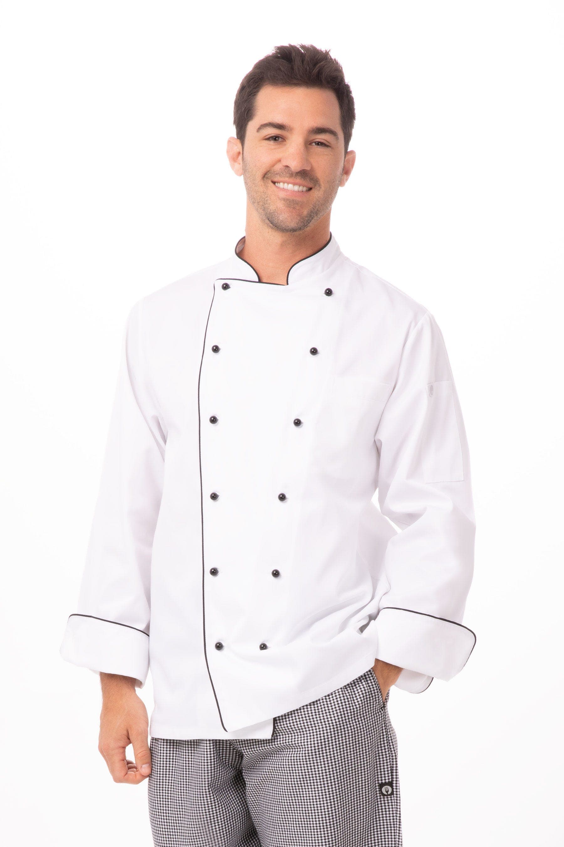 Executive Chef Jacket CJ102 – Premium Long Sleeve Chef Coat for Professional Kitchens — view 2