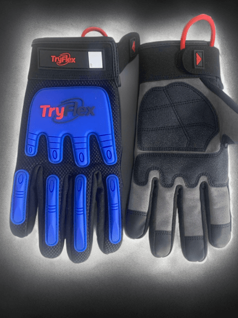 TryFlex Mechanical Glove TRG400 – Cut Resistant Impact Work Gloves with Touchscreen Compatibility — view 3