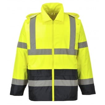 Hi Vis Classic Contrast Rain Jacket, Class 3