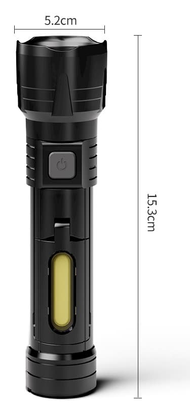 High Power Rechargeable LED Tactical Flashlight — view 2