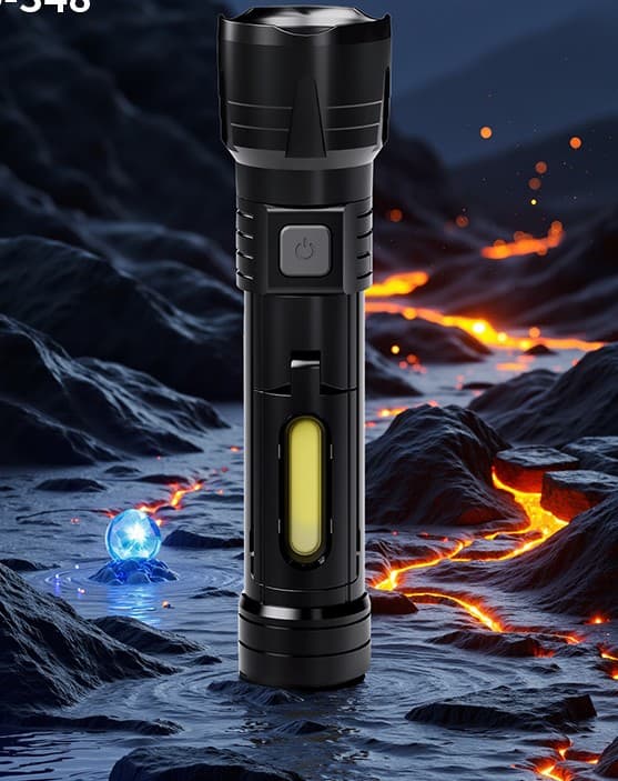 High Power Rechargeable LED Tactical Flashlight — view 4