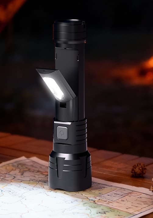 High Power Rechargeable LED Tactical Flashlight — view 5