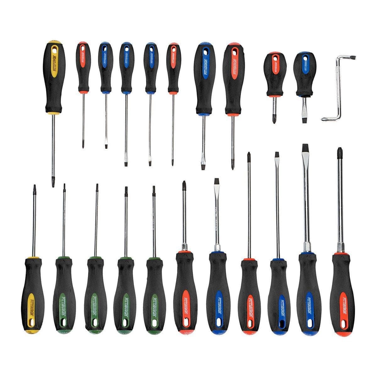 PITTSBURGH Screwdriver Set, 22-Piece — view 1