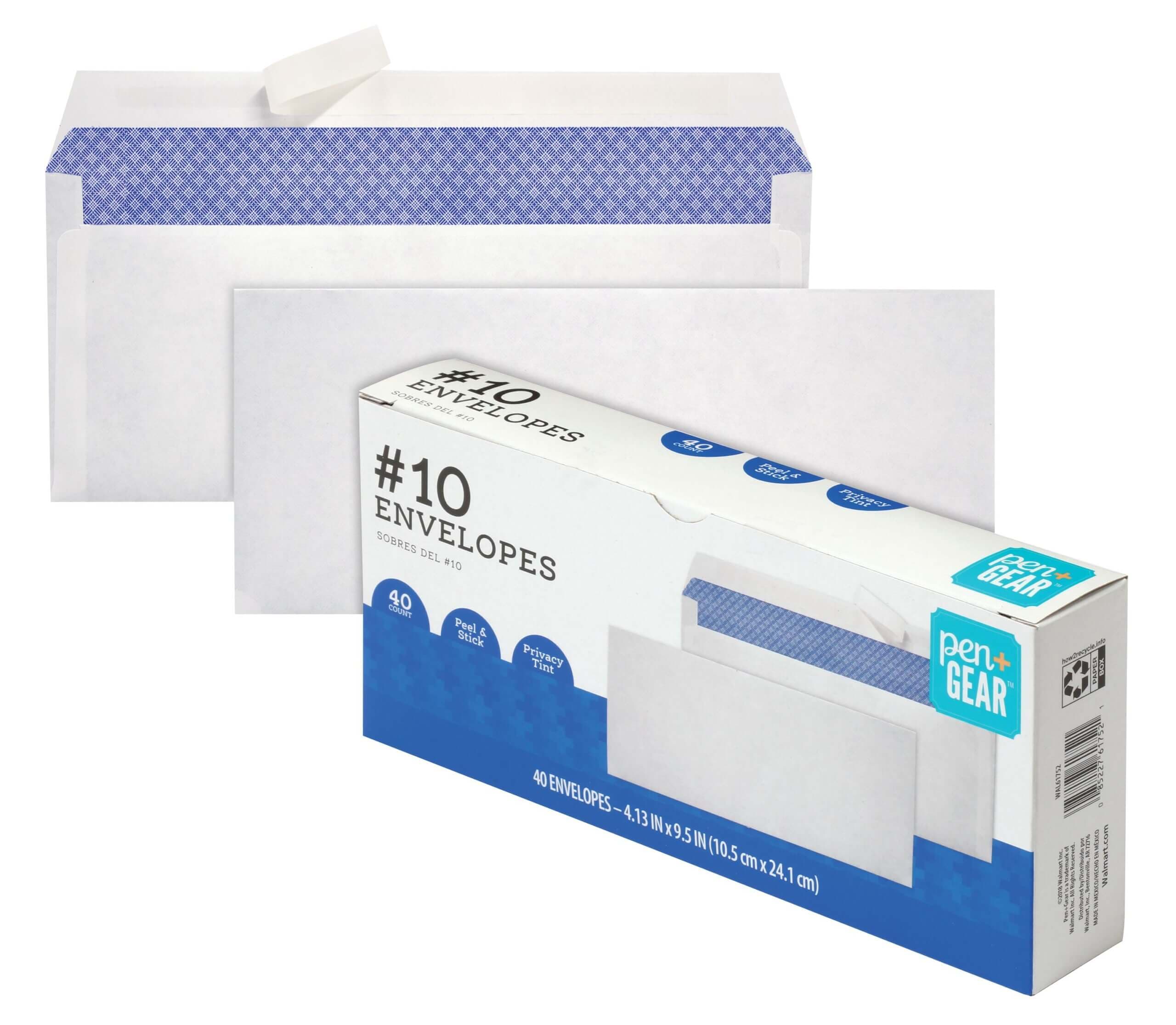 #10 Business Envelopes, White