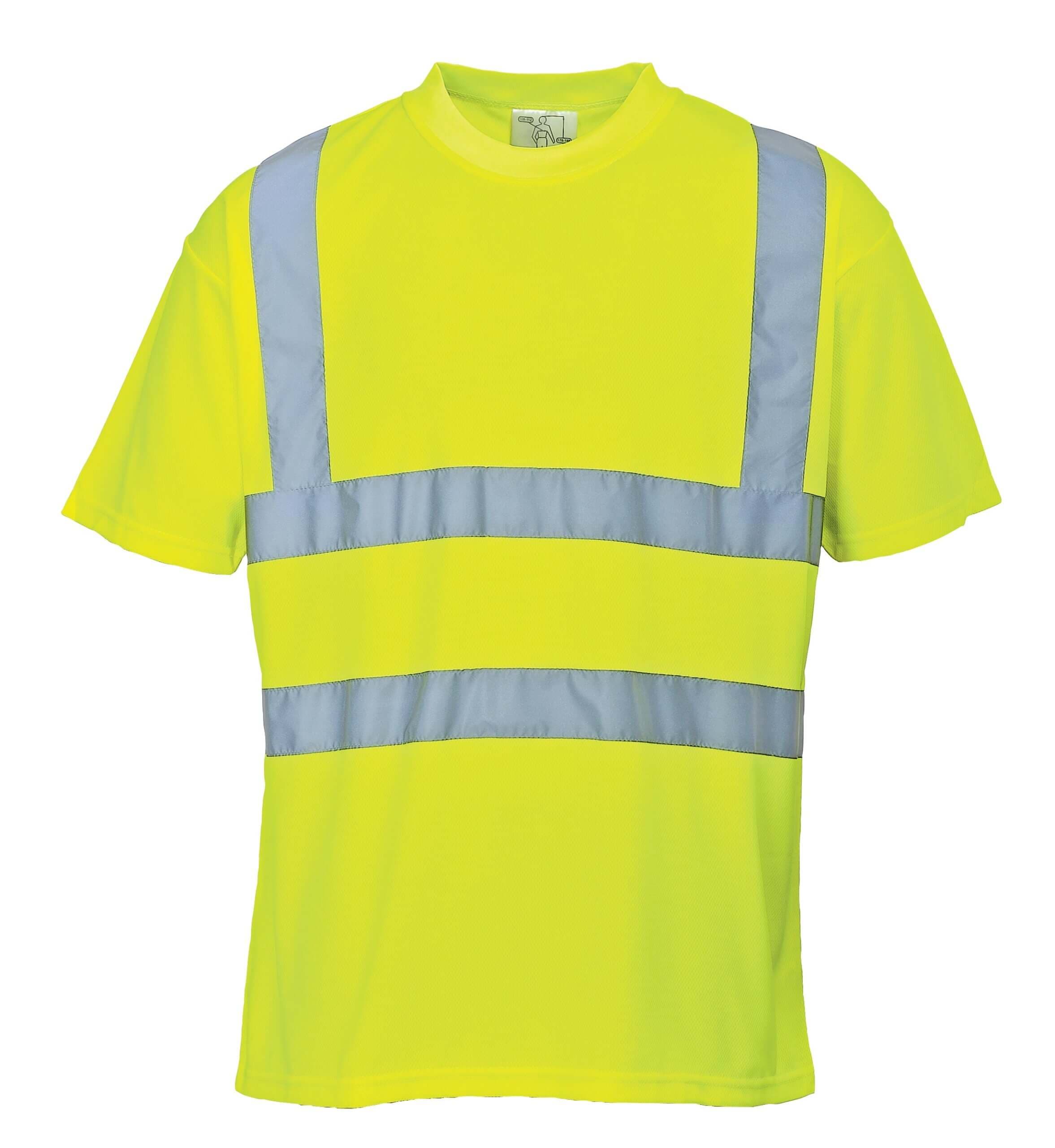 High Vis Cotton Comfort Short Sleeved T-Shirt w/ Pocket — view 2