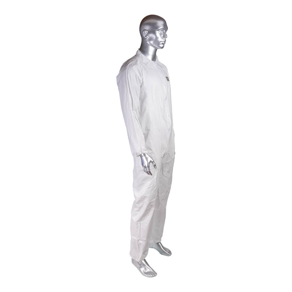 White Microporous Disposable Coveralls, PPCW1600