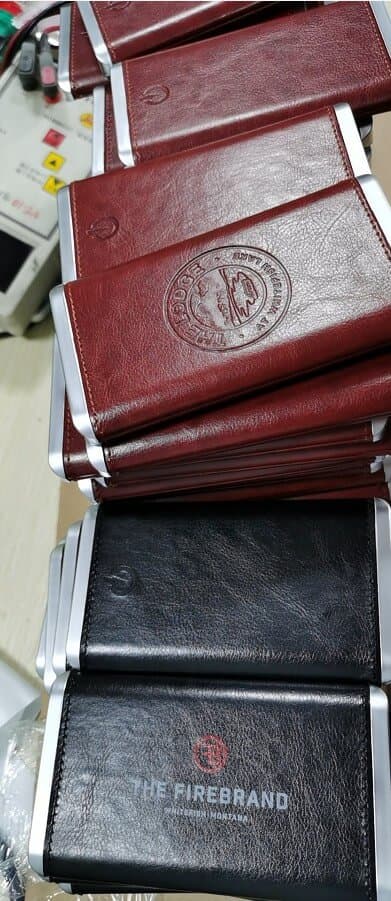 Hampton- 6000 mAh Faux Leatherette Power Bank