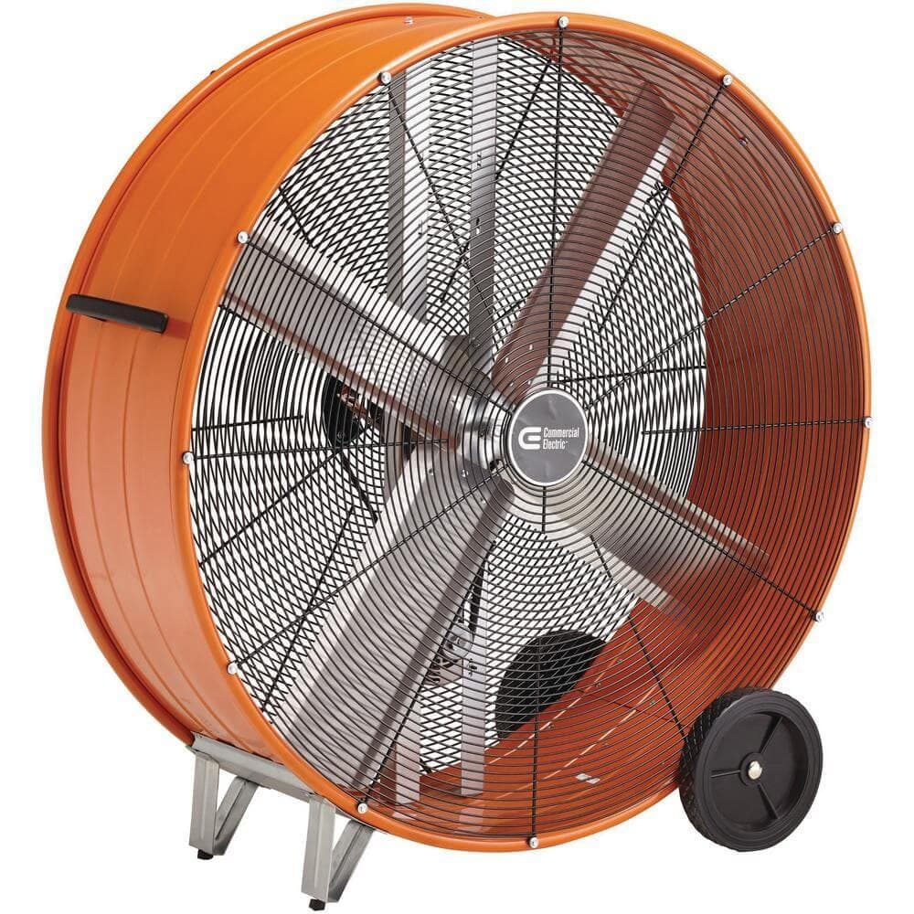 42 in. Heavy Duty Belt Drive Drum Industrial Fan