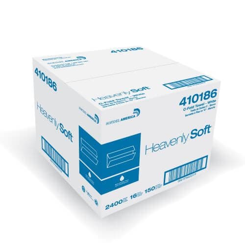 Sofitel C-Fold Towels 10''x12'', White, 150 Sheets/Pack — view 2