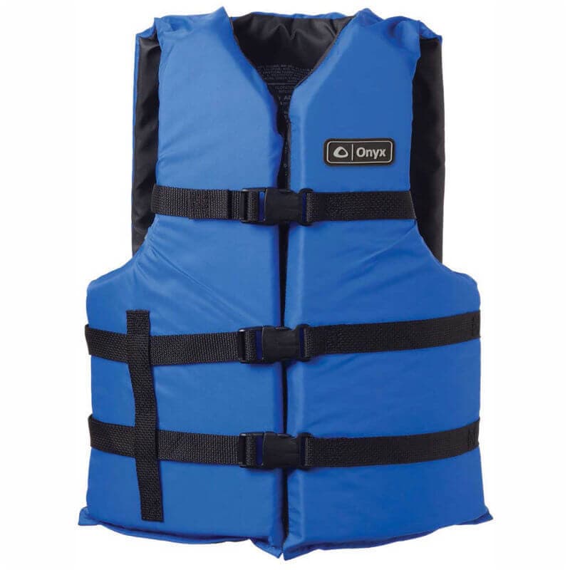 Kemp USA 4 Adult Universal Vests with Carrying Case - 2 Blue & 2 Red — view 2