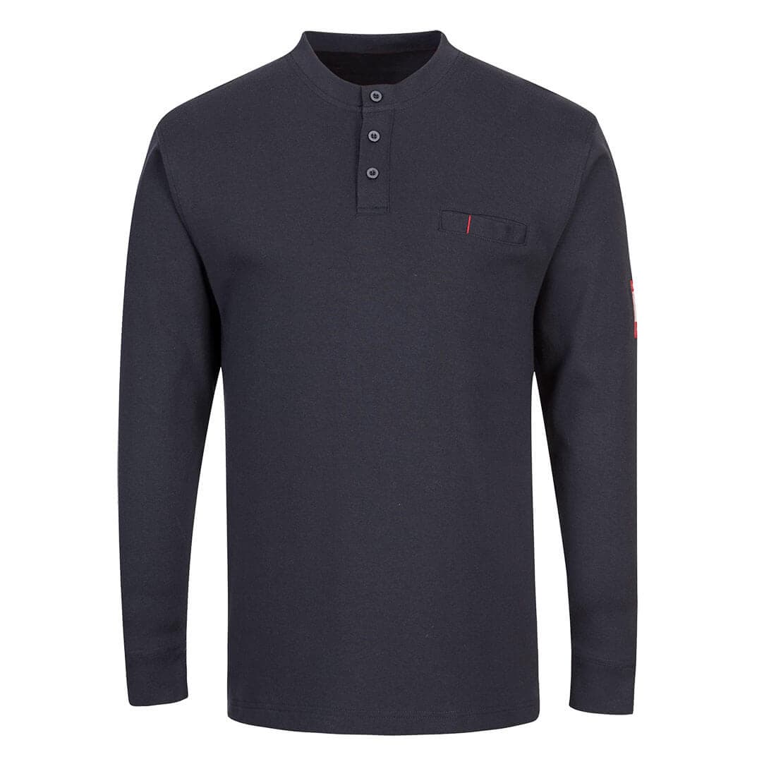Flame Resistant Henley Antistatic T-Shirt, PFR32 — view 2