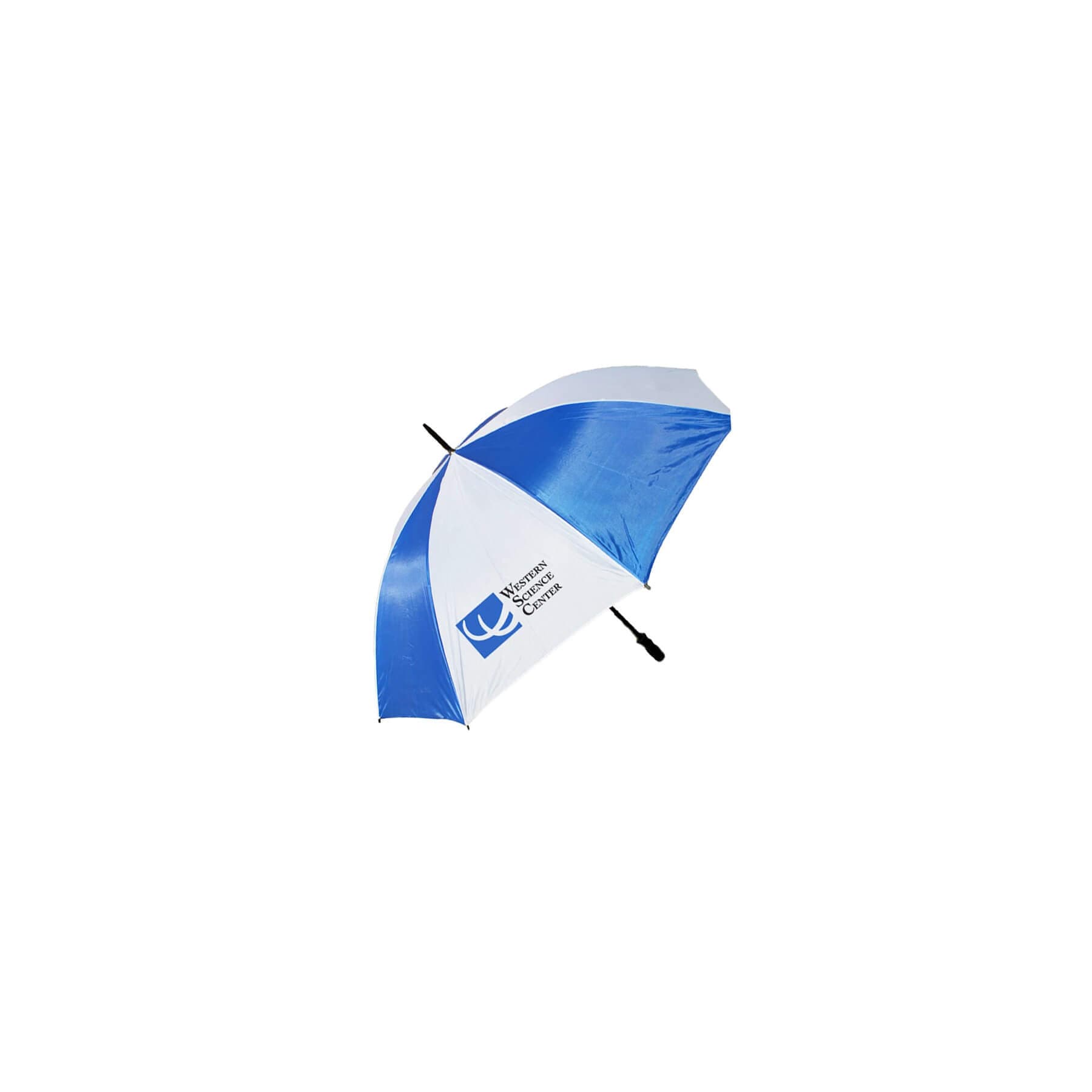 2 Tone Golf Umbrella - White/Blue (58" Arc)