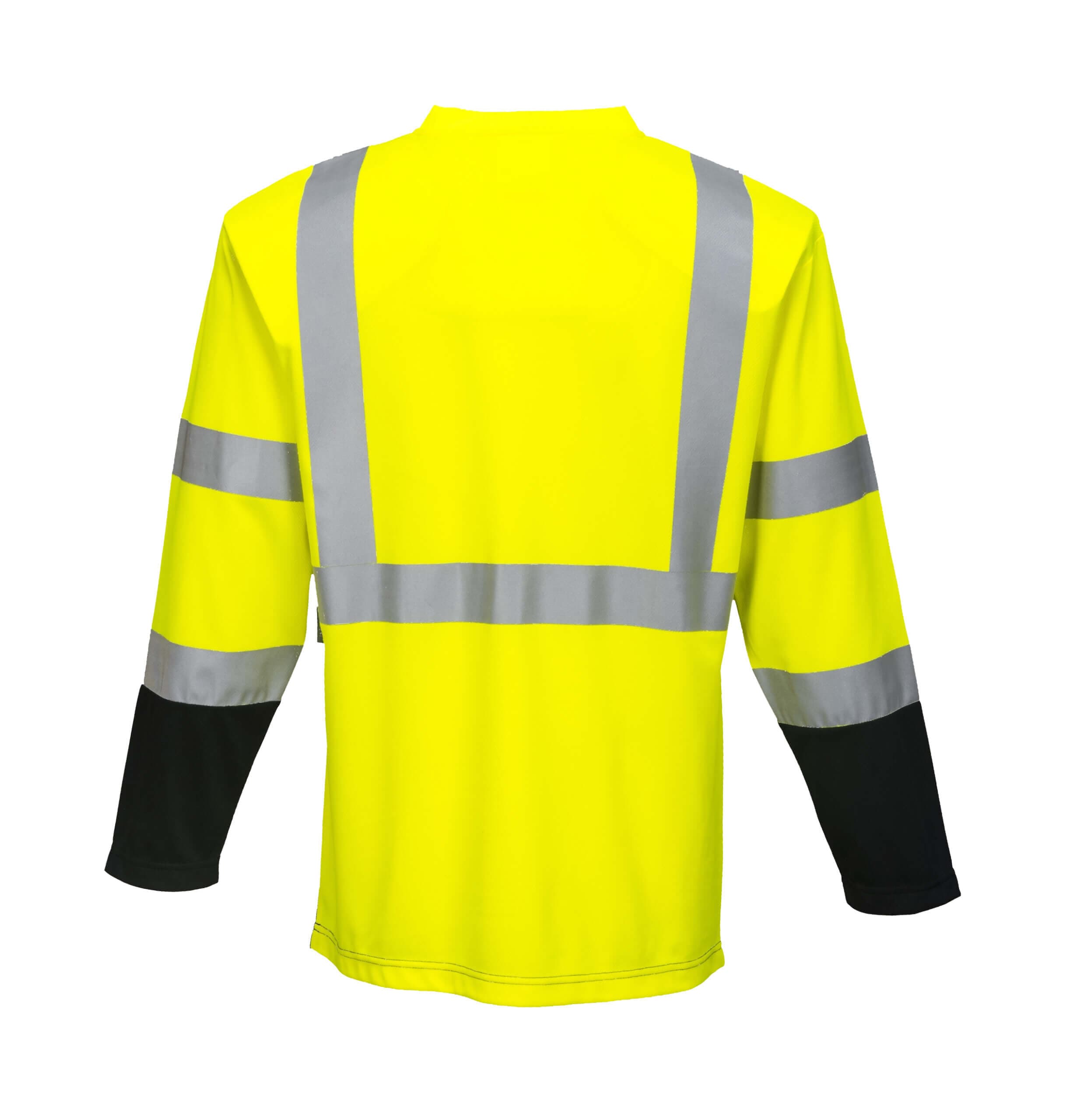 Portmore Two-Tone Long Sleeve T Shirt, Class 3, PS398 — view 2