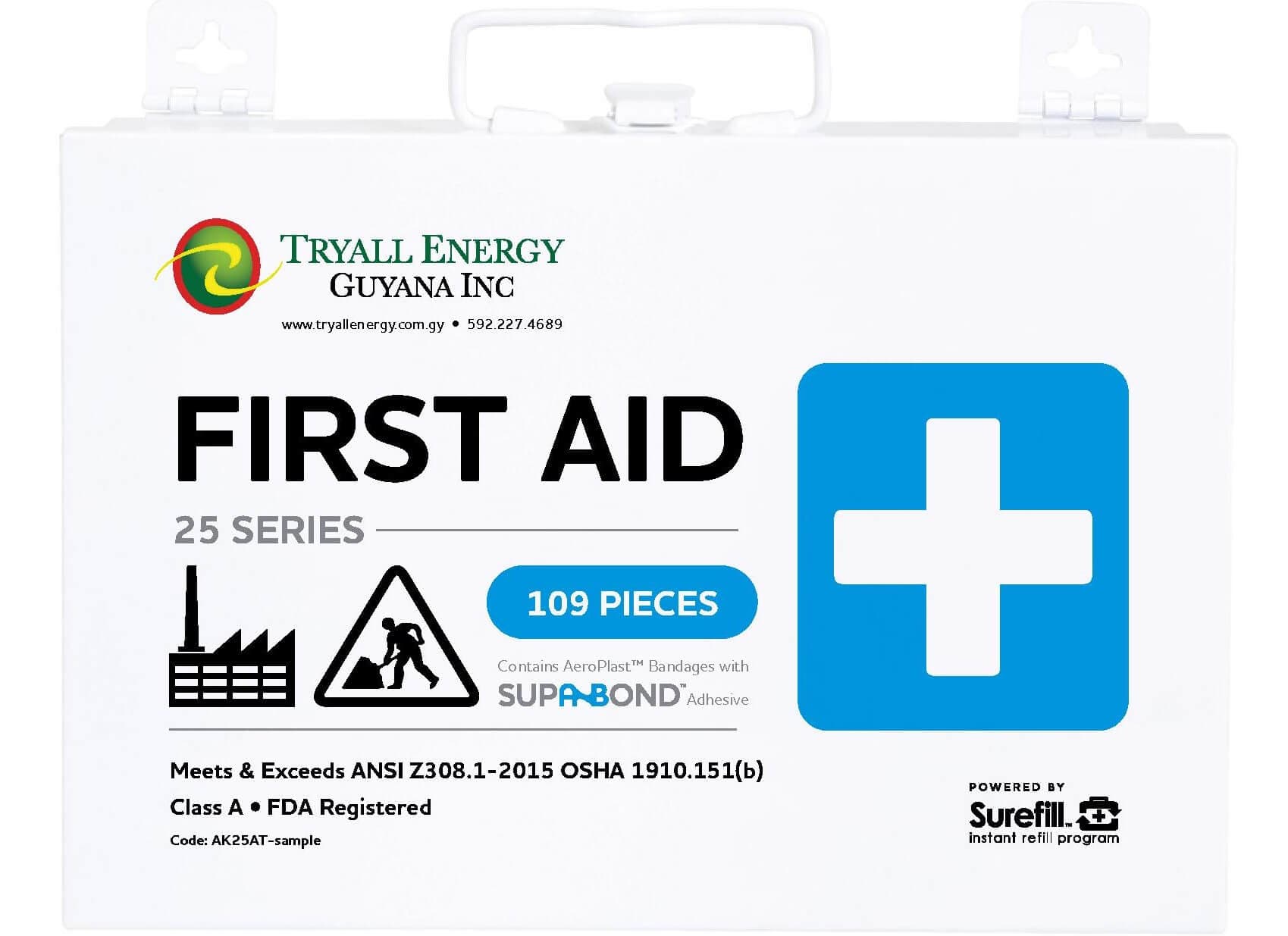 Trysafe Surefill Weatherproof First Aid Kit