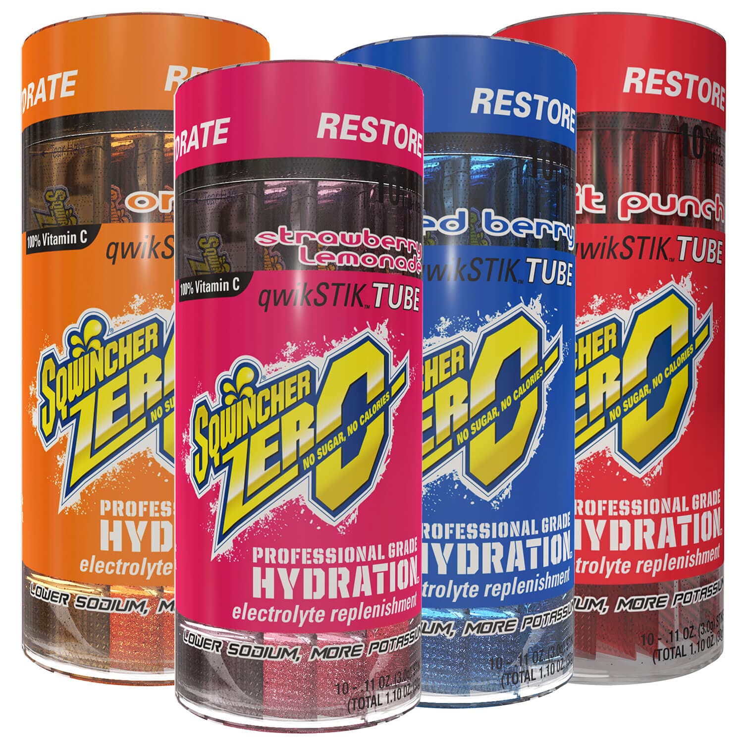 Sqwincher ZERO Qwik Stik 10oz Sugar Free Powder Mix — view 2