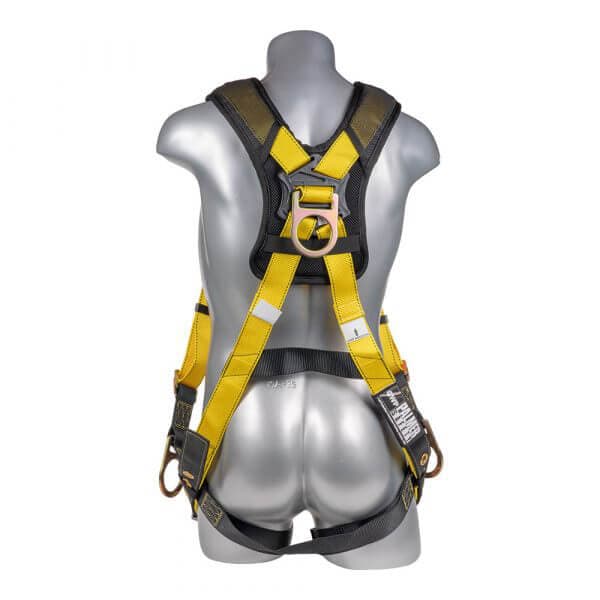 Hammerhead™ Series Harness 5pt., Padded Back, Tongue and Buckle Leg Straps, SRL Back Plate, Side D-Rings — view 2