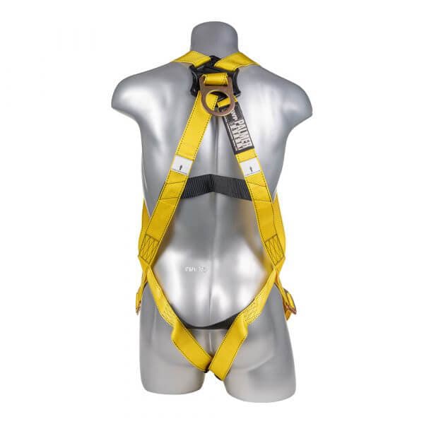 Fall Protection Harness 3pt., Pass-Thru Legs, Back D-Ring — view 2