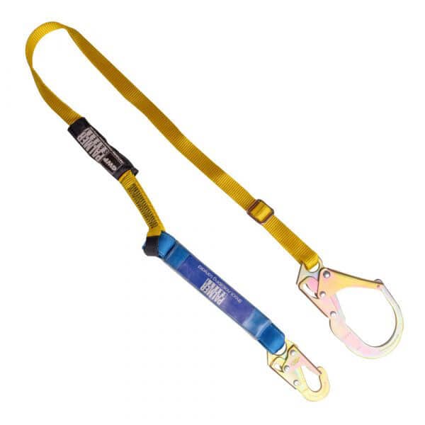 Adjustable lanyard rebar hook