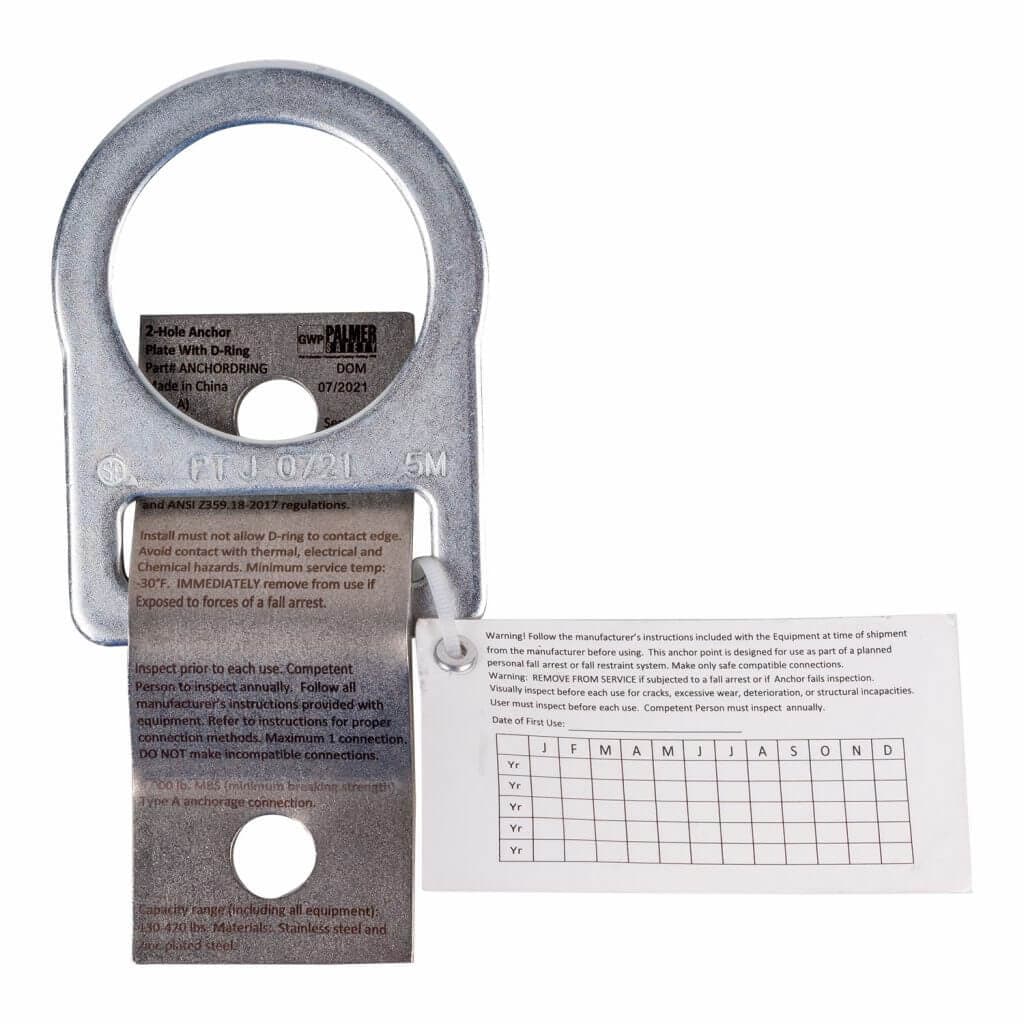 2-Hole Anchor Plate with D-Ring — view 4