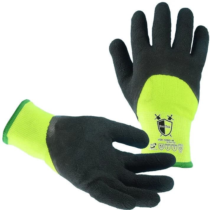 Fleece Lined Knit Glove w/ Micro-Foam Nitrile 3/4 Coated