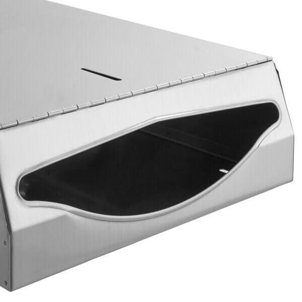 LX Stainless Steel 400 C-Fold or 525 Multifold Surface-Mounted Paper Towel Dispenser — view 3