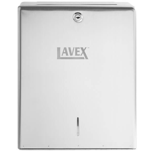 LX Stainless Steel 400 C-Fold or 525 Multifold Surface-Mounted Paper Towel Dispenser — view 5