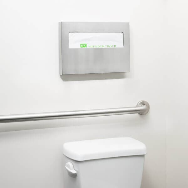 LX Stainless Steel Surface Mounted Toilet Seat Cover Dispenser — view 2