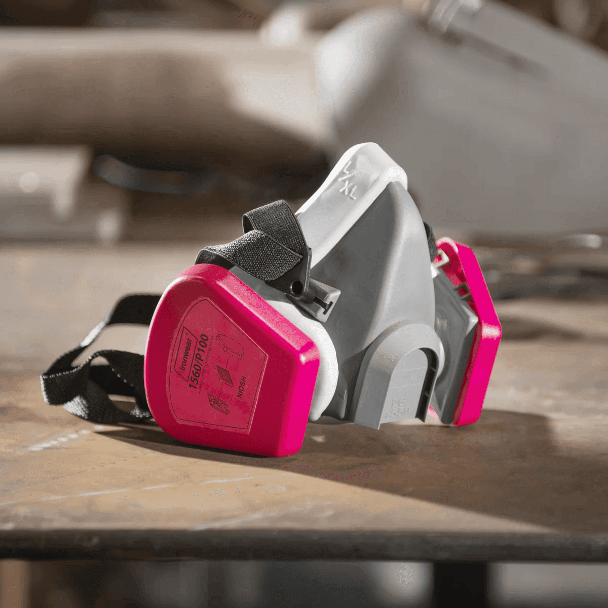 Adjustable NIOSH Half Face Respirator — view 2