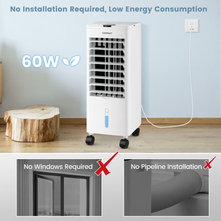 3-in-1 Evaporative Air Cooler with Remote for Home Office — view 10