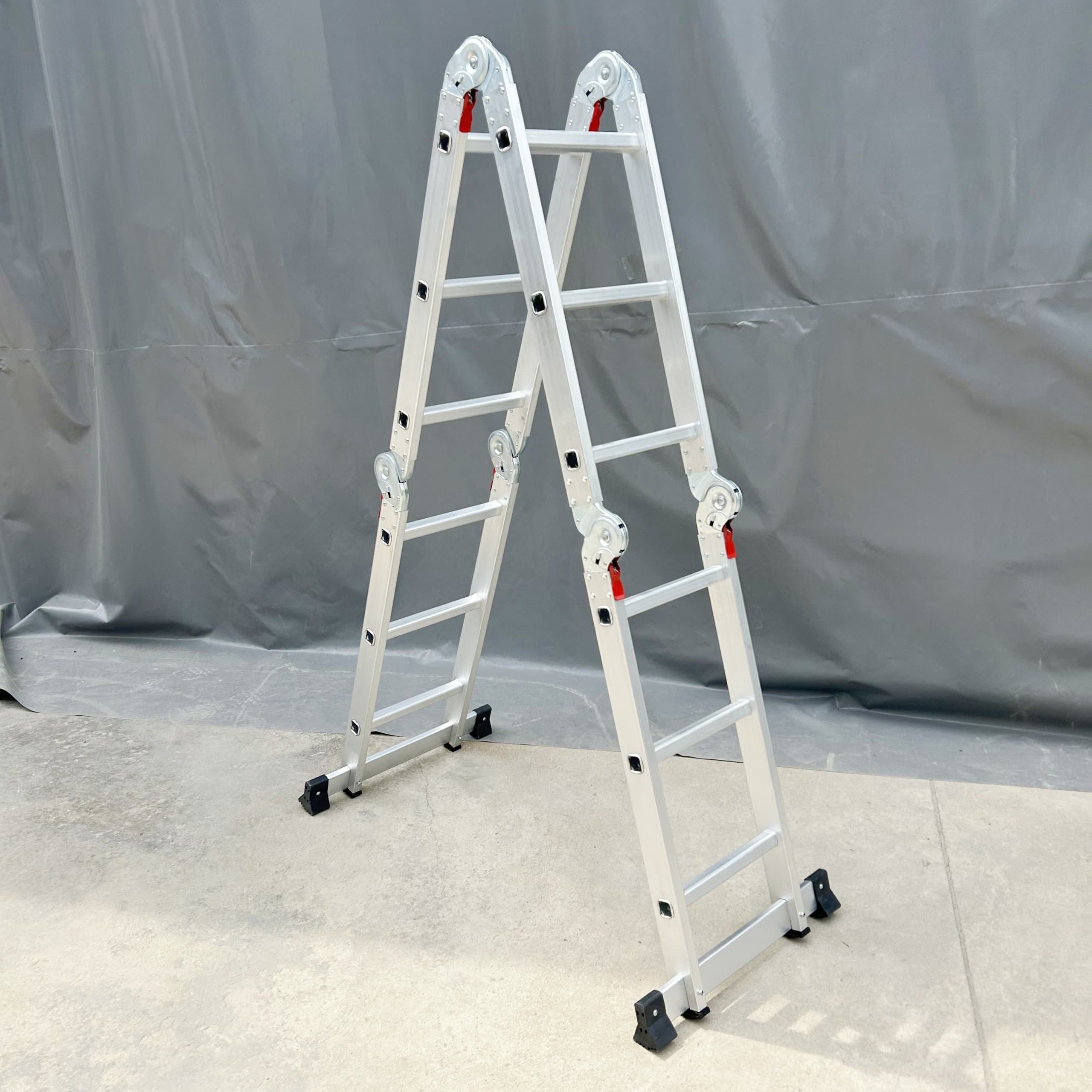 7- in- 1 Aluminum Folding Ladder, 1.5mm Thickness — view 5