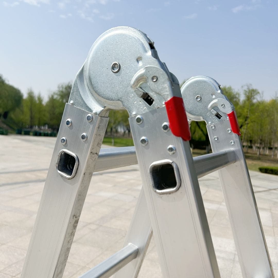 7- in- 1 Aluminum Folding Ladder, 1.5mm Thickness — view 7