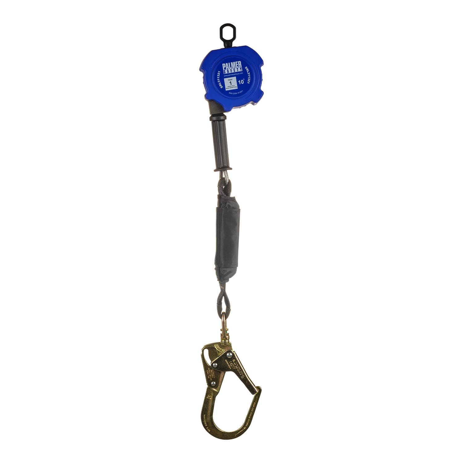 Self Retracting Device 15′ Galvanized Cable w 2-1/4” Rebar Hook — view 2