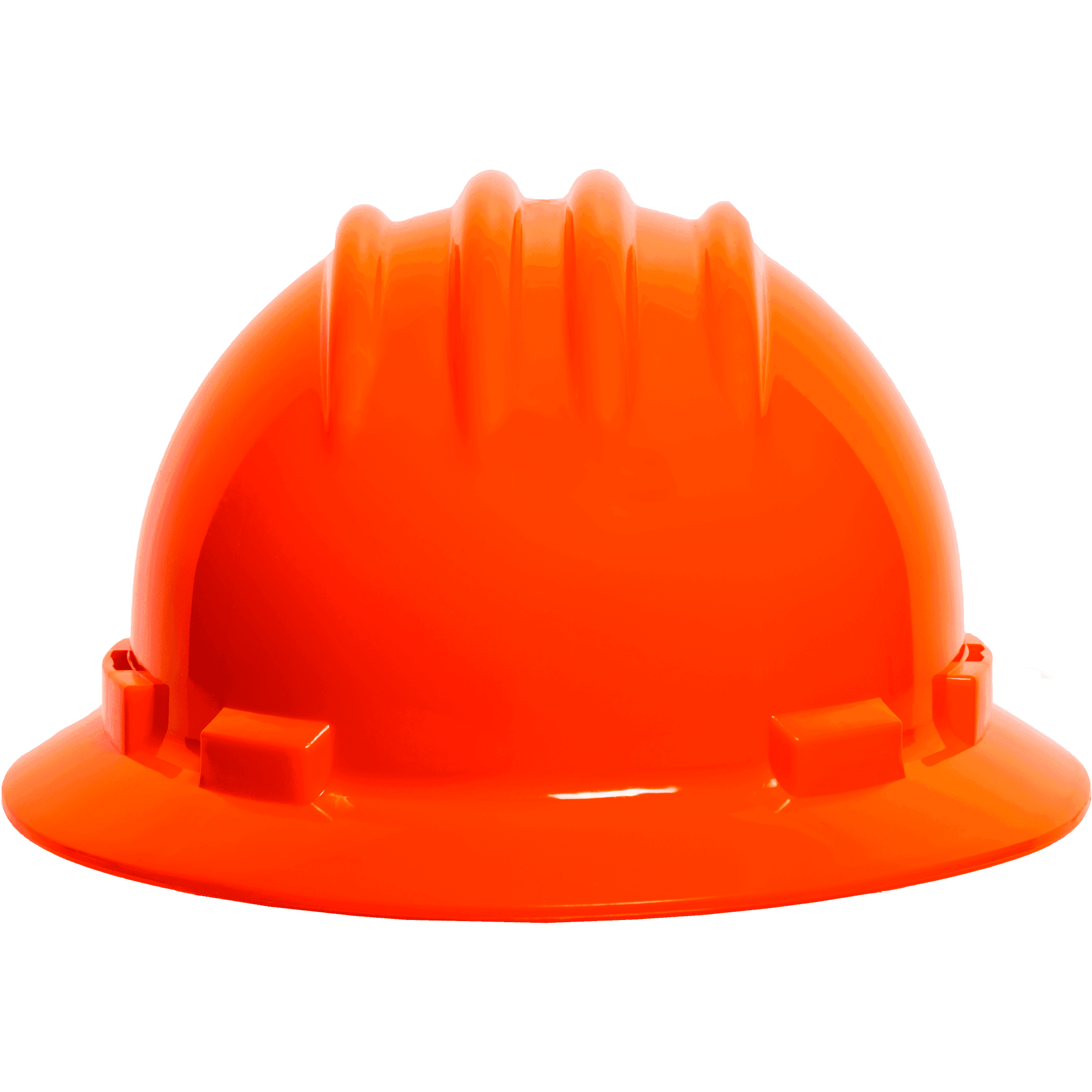 HDPE Full Brim Hard Hat w/ 6pt Nylon Ratchet Suspension — view 5